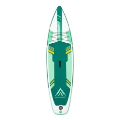 Deska SUP-2016 Black Forest, 320 x 81 x 15 cm z akcesoriami, biało-zielona