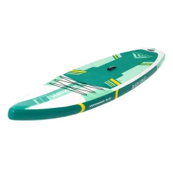Deska SUP-2016 Black Forest, 320 x 81 x 15 cm z akcesoriami, biało-zielona