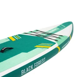 Deska SUP-2016 Black Forest, 320 x 81 x 15 cm z akcesoriami, biało-zielona