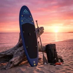 Deska SUP Black Forest, 350 x 81 x 15 cm, z akcesoriami, granatowa