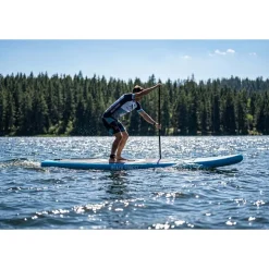 Deska SUP Black Forest, 320 x 81 x 15 cm, z akcesoriami, błękitna