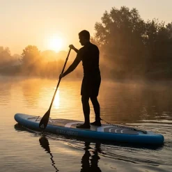 Deska SUP Black Forest, 320 x 81 x 15 cm, z akcesoriami, błękitna