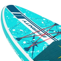 Deska SUP-2015 Black Forest, 335 x 81 x 15 cm, z akcesoriami, biało-zielona