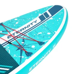 Deska SUP-2015 Black Forest, 335 x 81 x 15 cm, z akcesoriami, biało-zielona