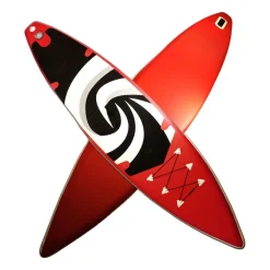 Deska SUP Black Forest, 380 x 79 x 15 cm, z akcesoriami, czerwona