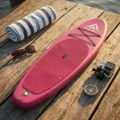 Deska SUP Black Forest, 320 x 78 x 15 cm, z akcesoriami, różowa
