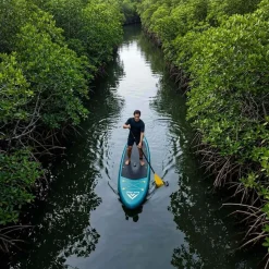 Deska SUP Black Forest, 320 x 78 x 15 cm, z akcesoriami, morska
