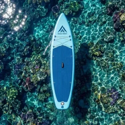 Deska SUP Black Forest, 320 x 78 x 15 cm, z akcesoriami, jasnoniebieska