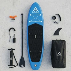 Deska SUP Black Forest, 320 x 78 x 15 cm, z akcesoriami, niebieska