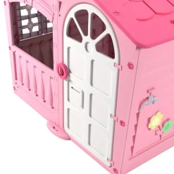 Domek ogrodowy dla dzieci Palplay Candyfloss, 140 x 111 x 115 cm, różowo-biały