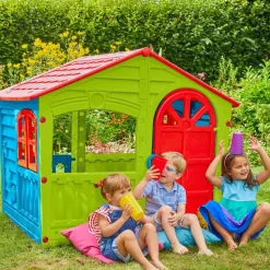 Domek ogrodowy dla dzieci Palplay Maayan, 140 x 111 x 115 cm, trzykolorowy