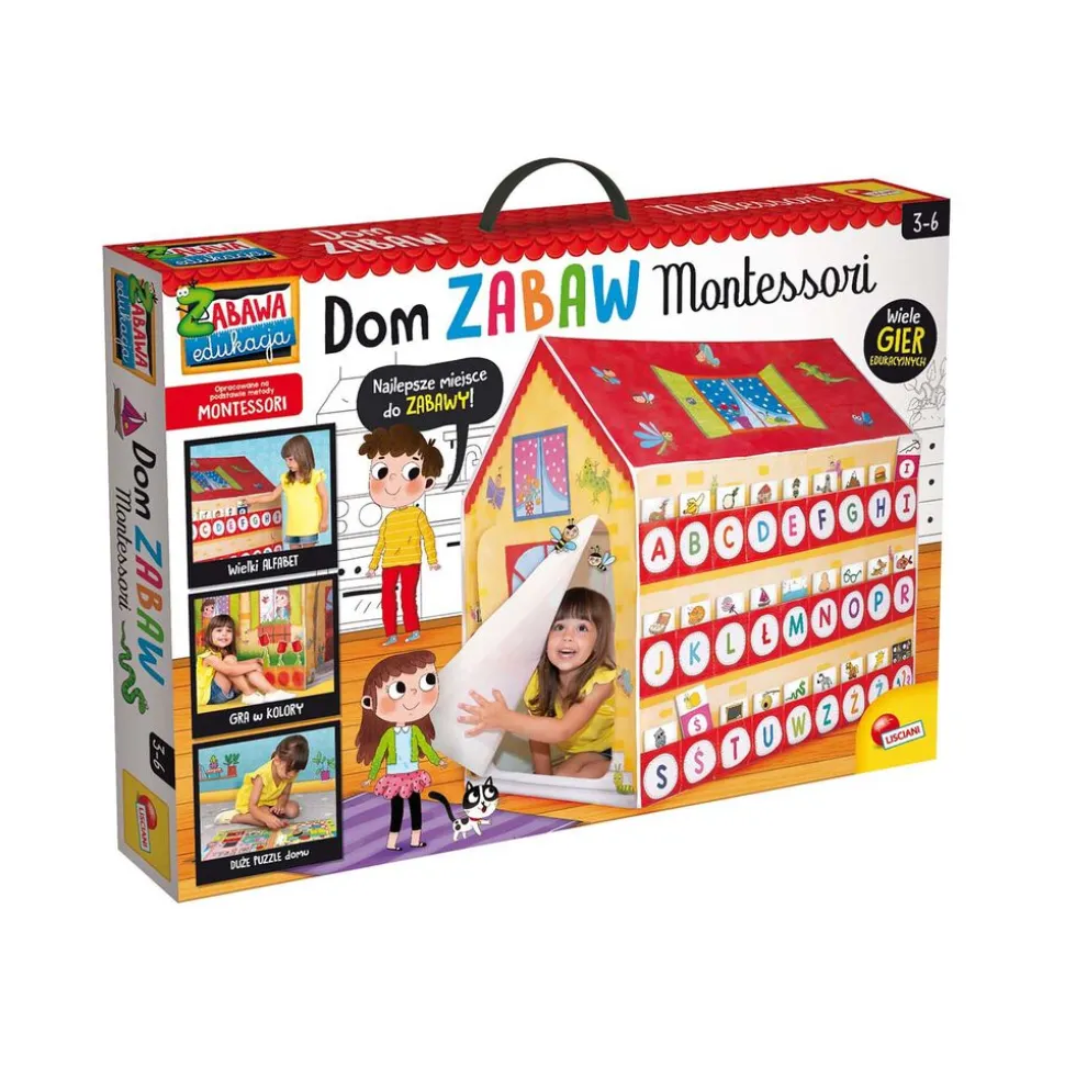 Dom zabaw Lisciani Montessori, gra edukacyjna