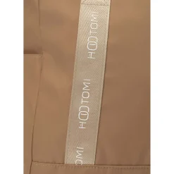 Duża torba materiałowa shopper, beżowa