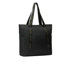 Duża torba materiałowa shopper, czarna