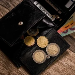 Duży portfel męski RFID ROVICKY, 9,5 x 12,5 x 3 cm