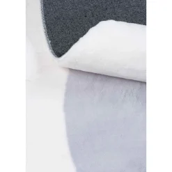 Dywan Maximo Rabbit Premium, koło, 120 cm, ramka, szary