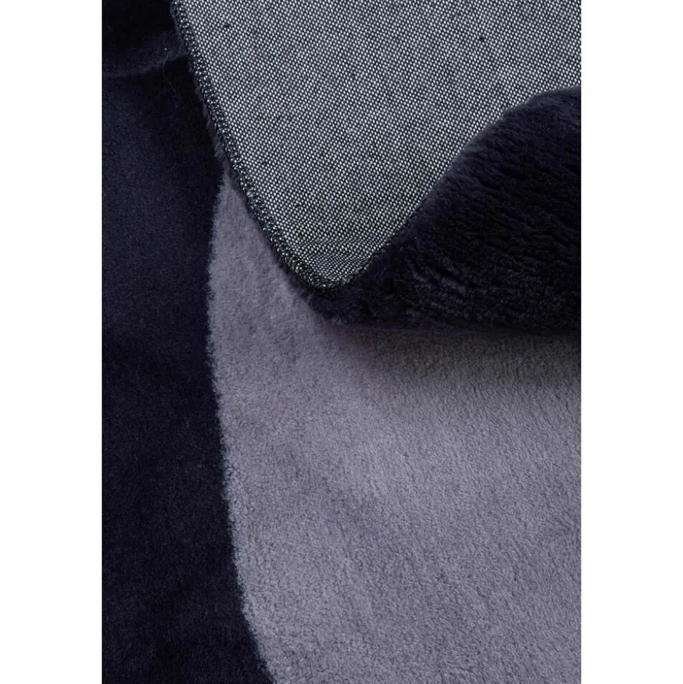 Dywan Maximo Rabbit Premium, koło, 160 cm, ramka, antracytowo-czarny