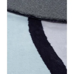 Dywan Maximo Rabbit Premium, koło, 120 cm, niebiesko-szara geometria