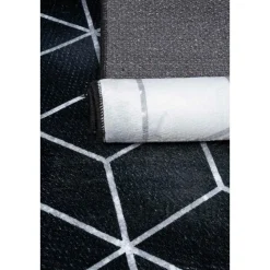 Dywan Multi-Decor Bamboo, 80 x 150 cm, szara geometria