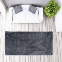 Dywan Multi-Decor Cubic, 120 x 170 cm, kwadraty, ciemnoszary