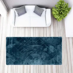 Dywan Multi-Decor Cubic, 120 x 170 cm, kwadraty, turkusowy