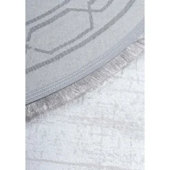 Dywan Multi-Decor Eclipse, koło, 120 cm, ornament, kość słoniowa