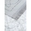 Dywan Multi-Decor Eclipse, 80 x 150 cm, ornament, szary z frędzlami