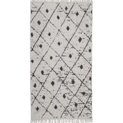 Dywan Multi-decor Kilim Gold, 80 x 150 cm, romby, szary