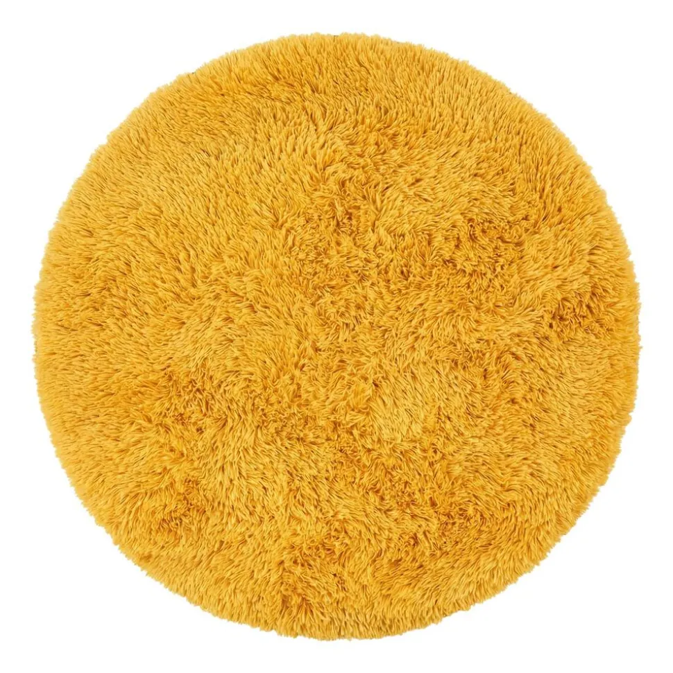 Dywan okrągły Domarex Soft Round, 90 cm, żółty