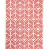 Dywan zewnętrzny Multi-decor, 160 x 220 cm, geometryczny wzór, bordowy