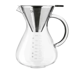 Dzbanek do kawy z zaparzaczem Tadar, 800 ml, szklany