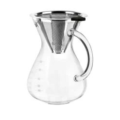Dzbanek do kawy z zaparzaczem Tadar, 800 ml, szklany