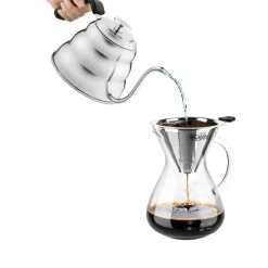 Dzbanek do kawy z zaparzaczem Tadar, 800 ml, szklany