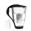 Dzbanek filtrujący szklany 2 L CRYSTAL, czarny, Classic LED