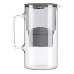 Dzbanek filtrujący szklany Wessper D2 Borosilicate, 3 l, czarny