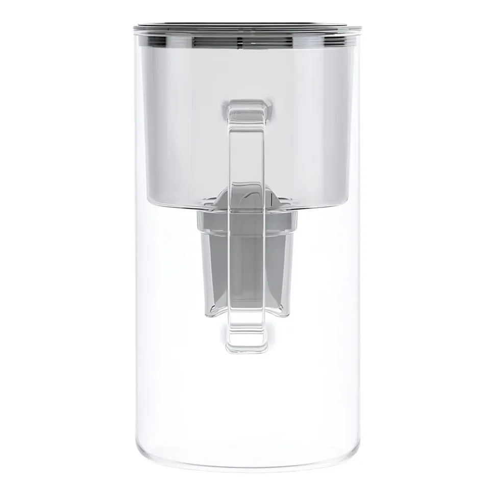 Dzbanek filtrujący szklany Wessper D2 Borosilicate, 3 l, czarny