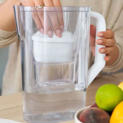 Dzbanek filtrujący Wessper D3 Slim, 2,7 l, 4 filtry, biały