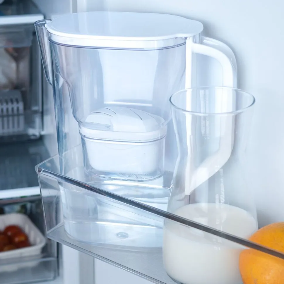 Dzbanek filtrujący Wessper D3 Slim, 2,7 l, 4 filtry, biały