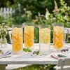 Dzbanek ryflowany Vialli Design Livio, 1,5 l, z niebieskim uchem