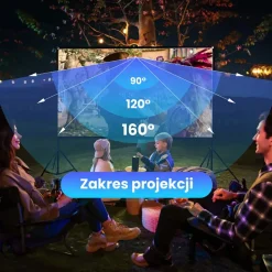 Ekran projekcyjny przenośny Extralink, 72”, 160 x 90 cm, ze stojakiem