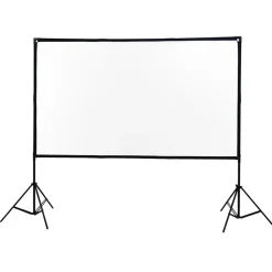 Ekran projekcyjny przenośny Extralink, 84”, 186 x 105 cm, ze stojakiem