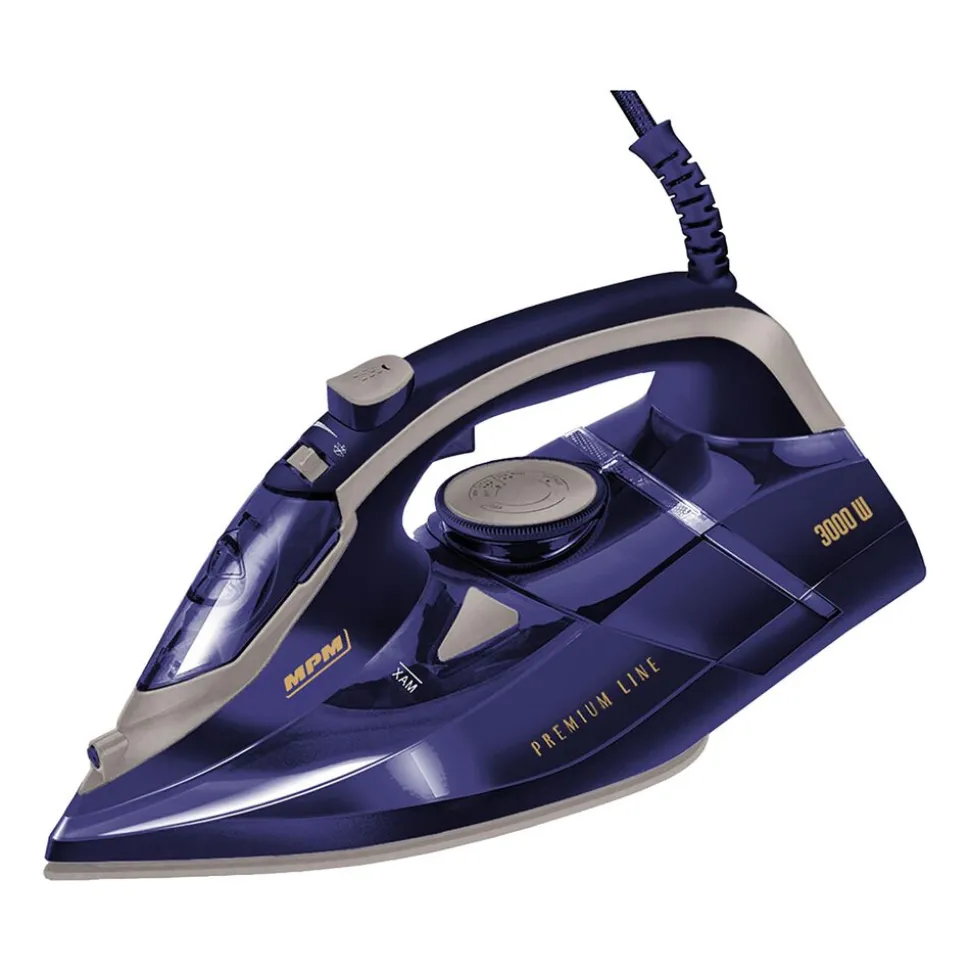Żelazko parowe ze stopą ceramiczną MPM MZE-24/G, 40 g/min, 3000 W