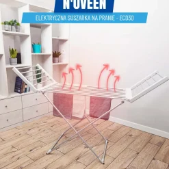 Elektryczna suszarka na pranie Noveen ECD30, 148 cm