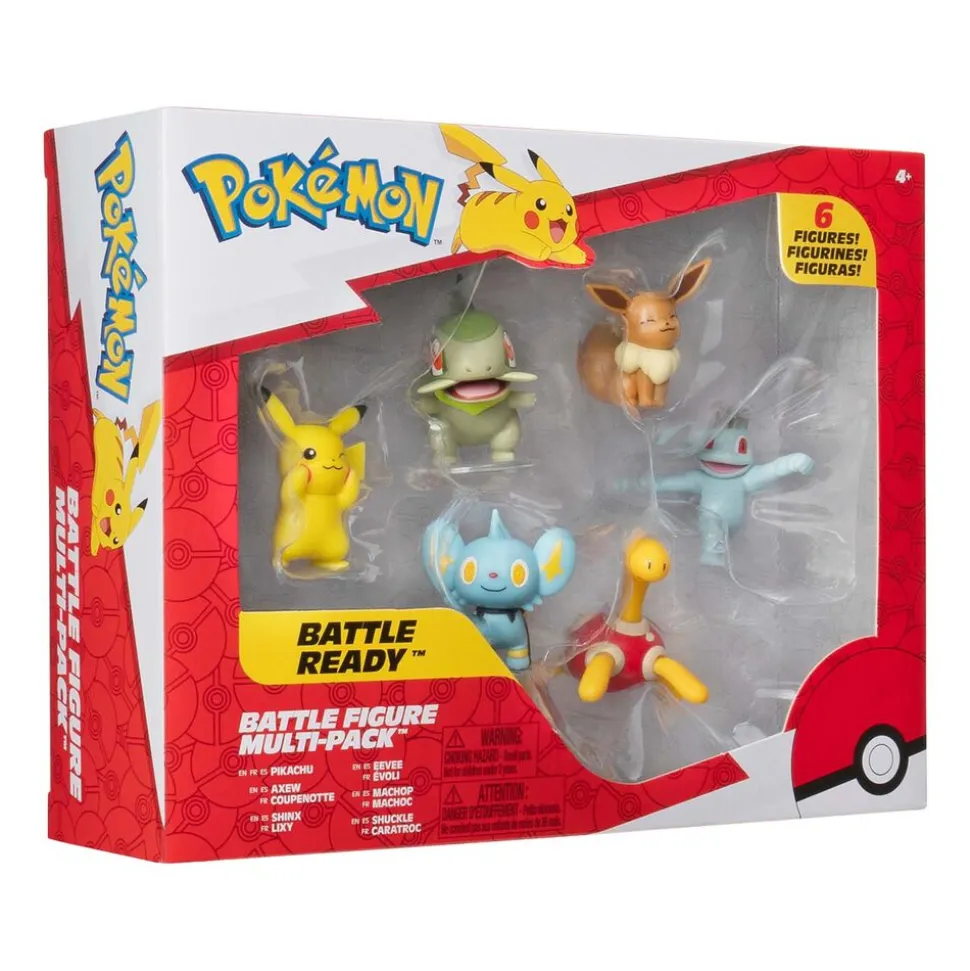 Figurki bitewne Pokémon seria 8, 6 figurek
