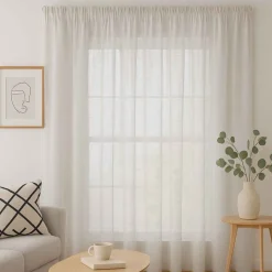 Firana na taśmie 140 x 250 cm Restilo Drimar, beżowa