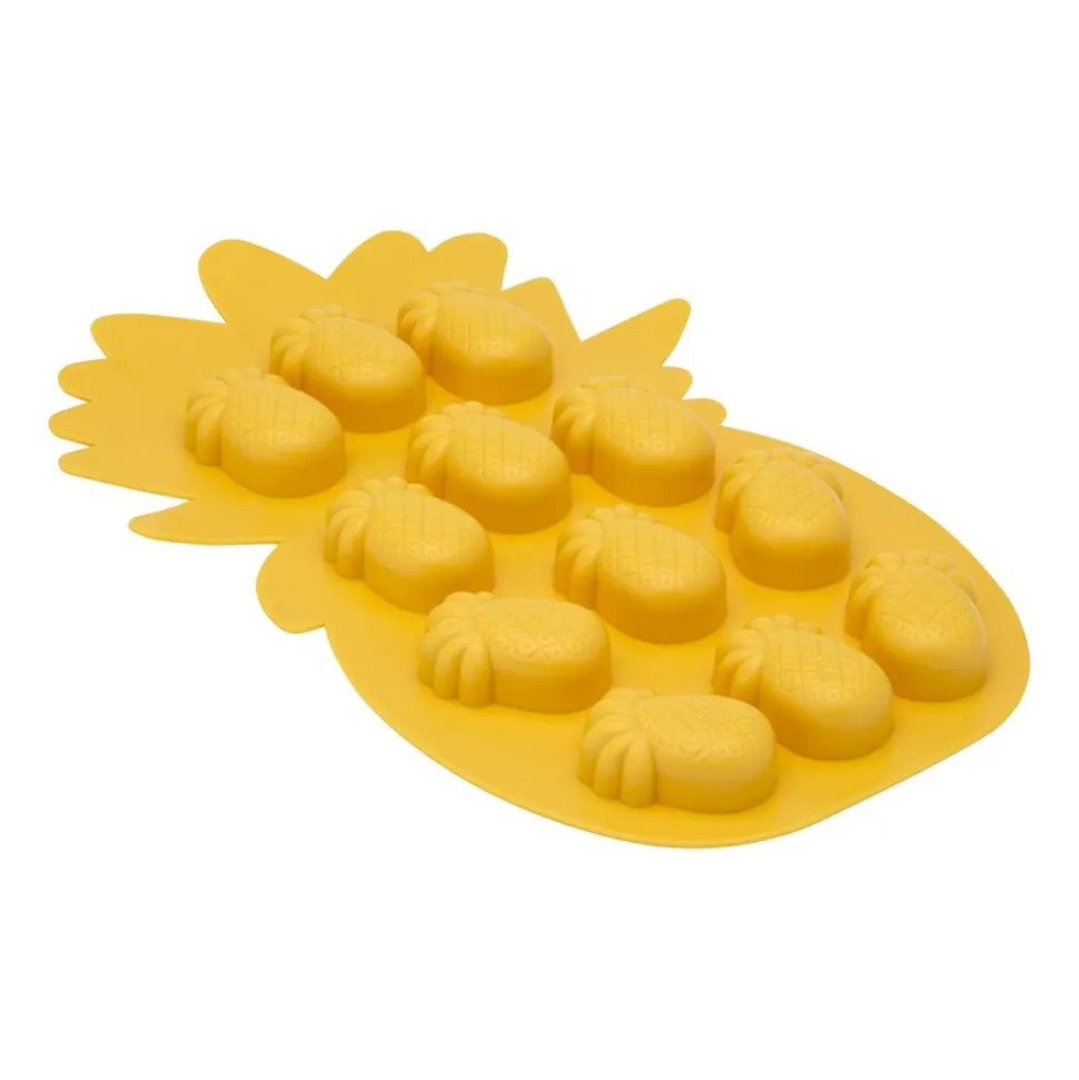 Foremki do lodu Altom Design, 2 szt., silikonowe, pomarańcza i ananas