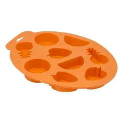 Foremki do lodu Altom Design, 2 szt., silikonowe, pomarańcza i ananas