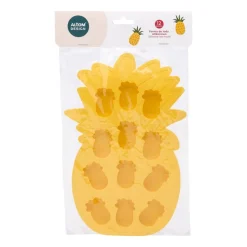 Foremki do lodu Altom Design, 2 szt., silikonowe, pomarańcza i ananas