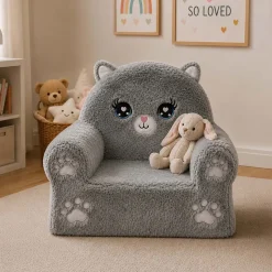 Fotelik dziecięcy Smukee Kids, kotek