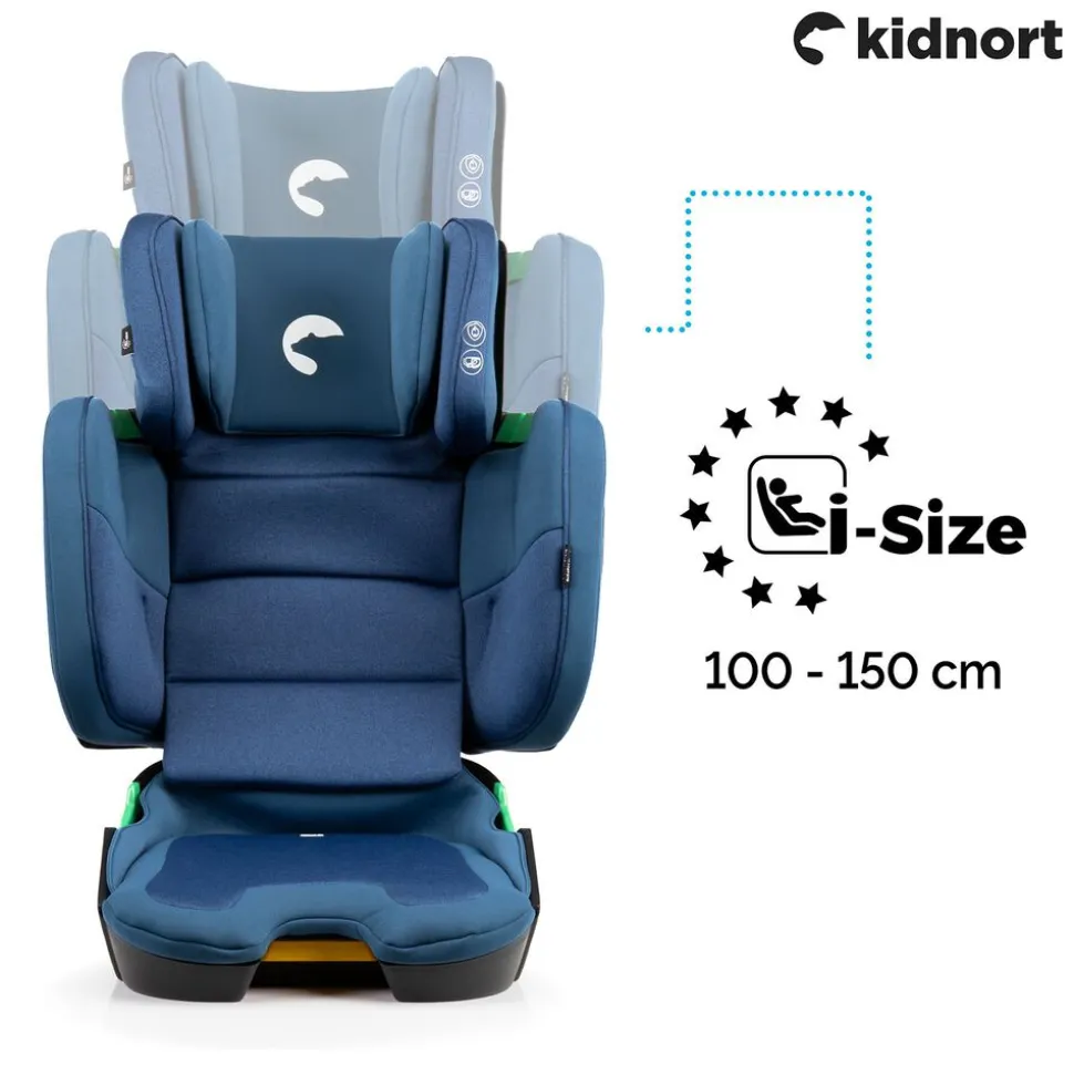 Fotelik samochodowy Kidnort Mane, 100-150 cm, zielony